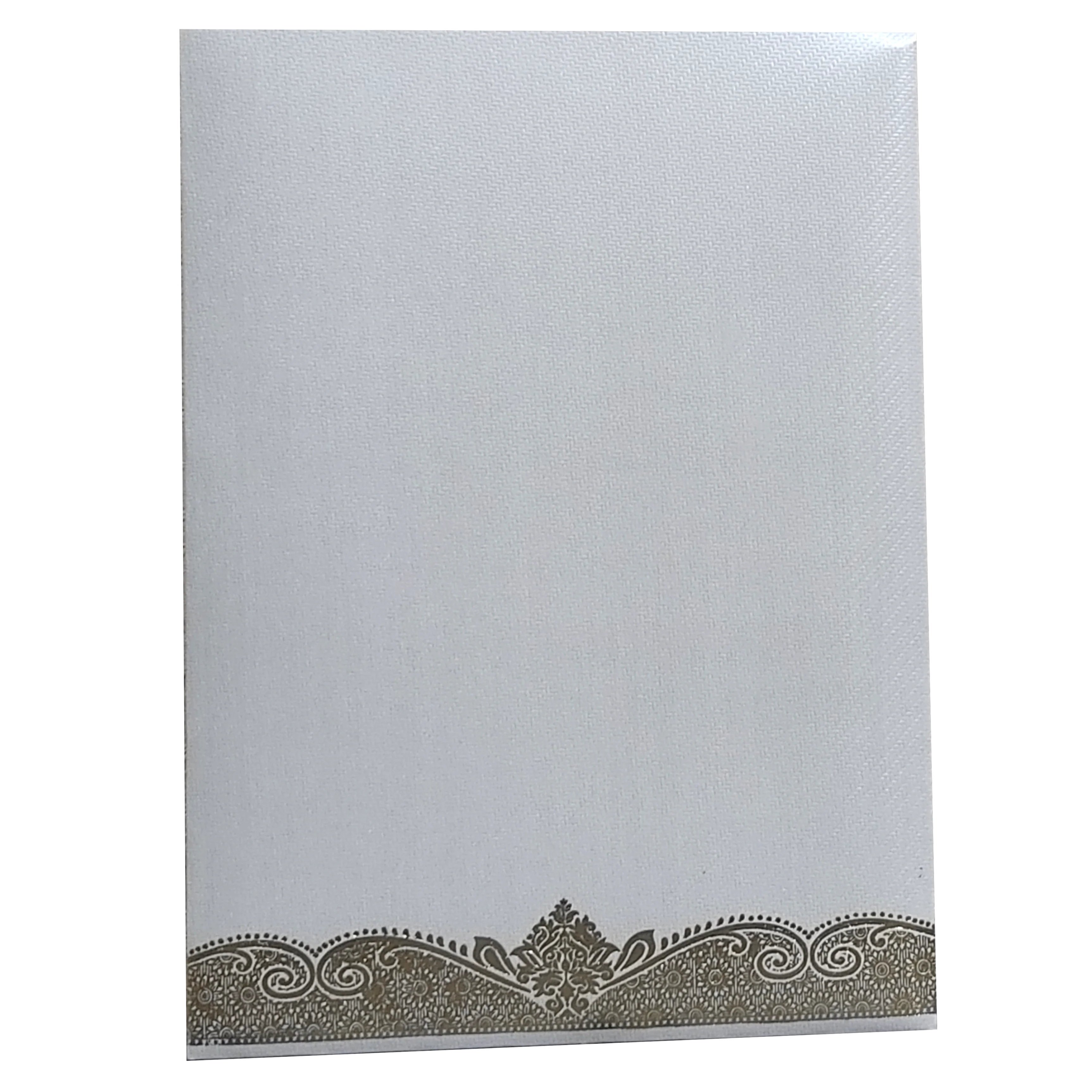 Grey Single Sheet Invitation Card-KNKTGY024 - Image 4