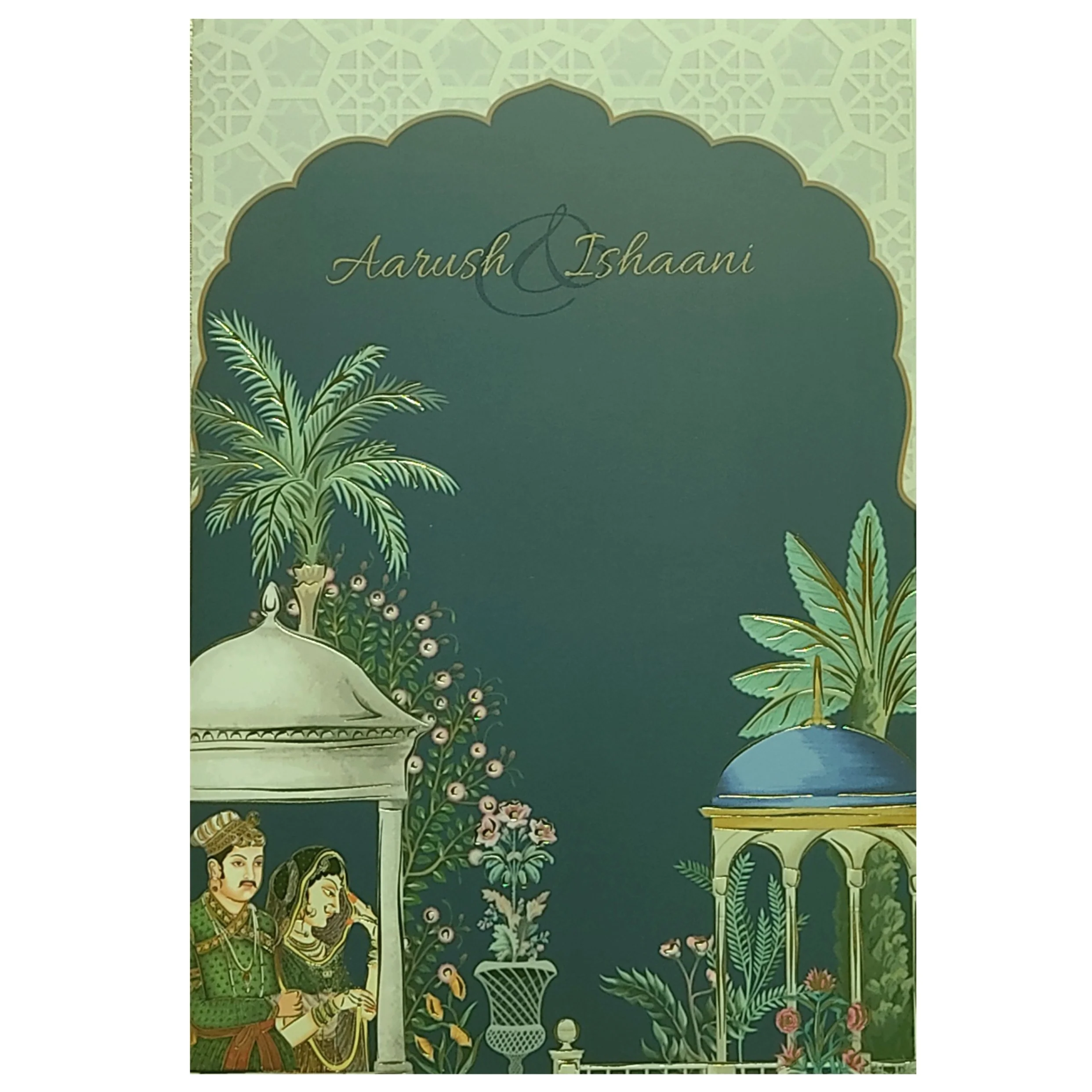 Grey Traditional Invitation Card-KRC29790 - Image 3