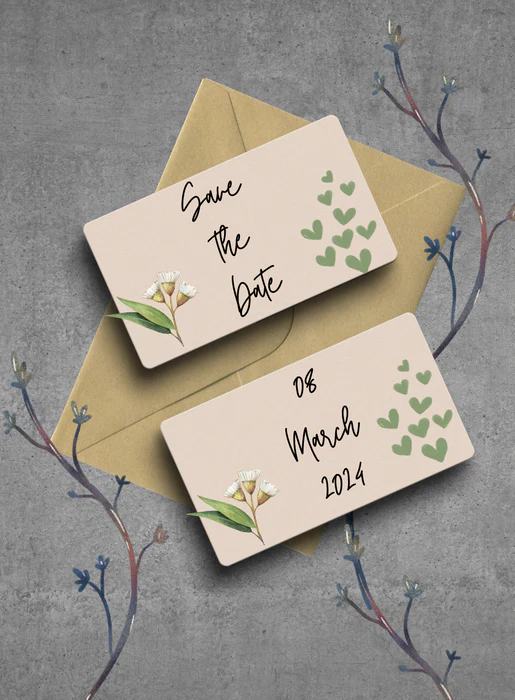 Grey Envelope Save The Date-AASAV009 - Image 2