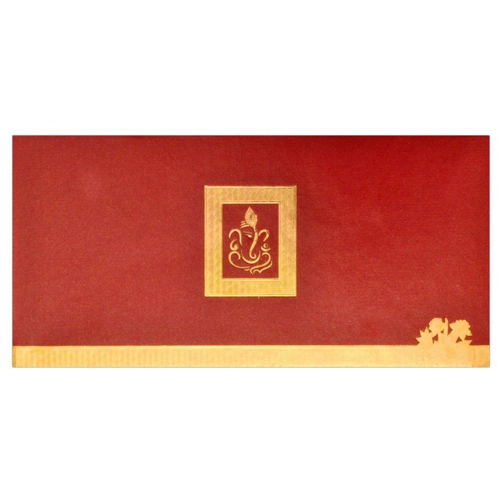 Horizontal High Quality Invitation with Multiple Inserts-KNK1265 - Image 3