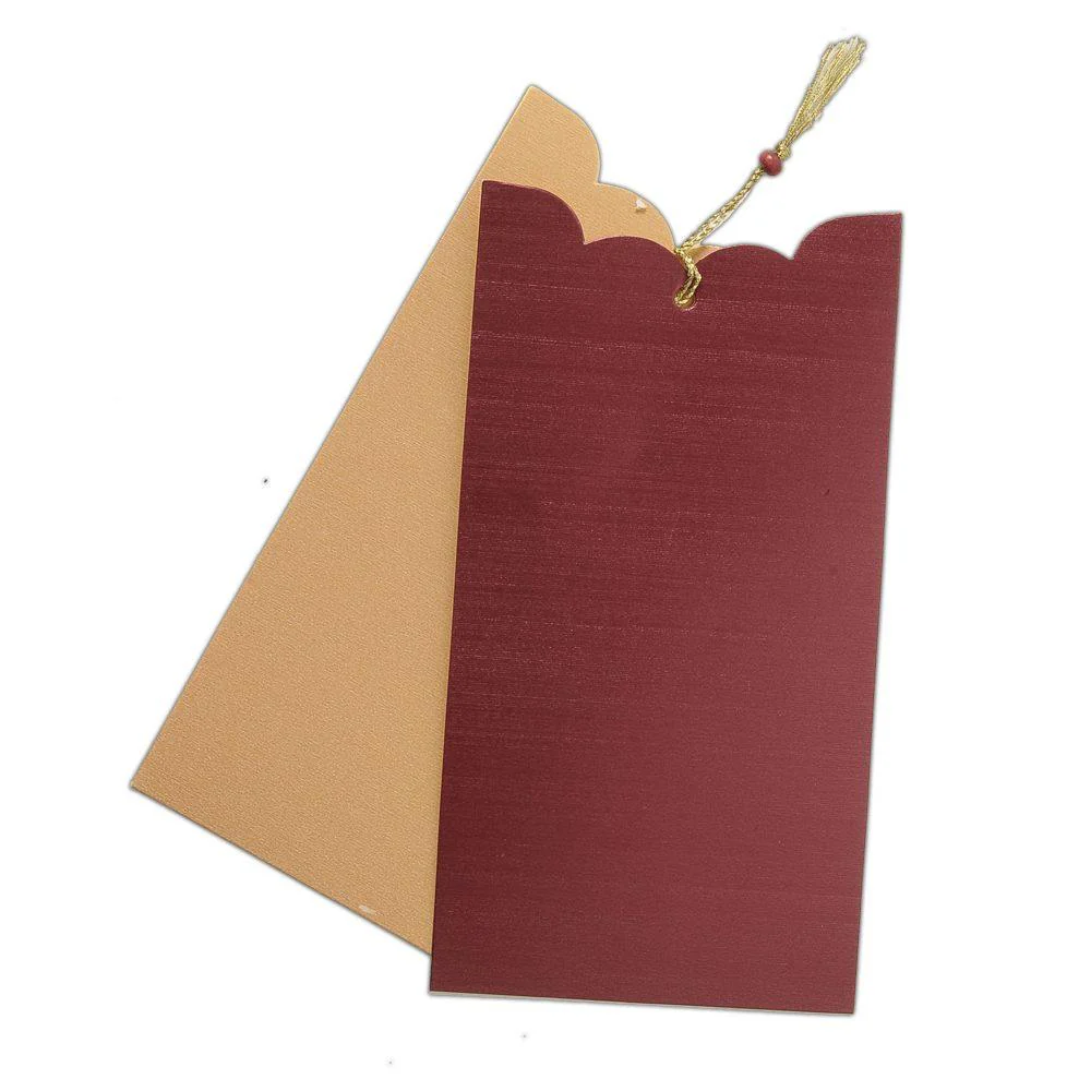 Invitation Card - Brown Designer Wedding Invitation Card-KNK1261 - Image 2