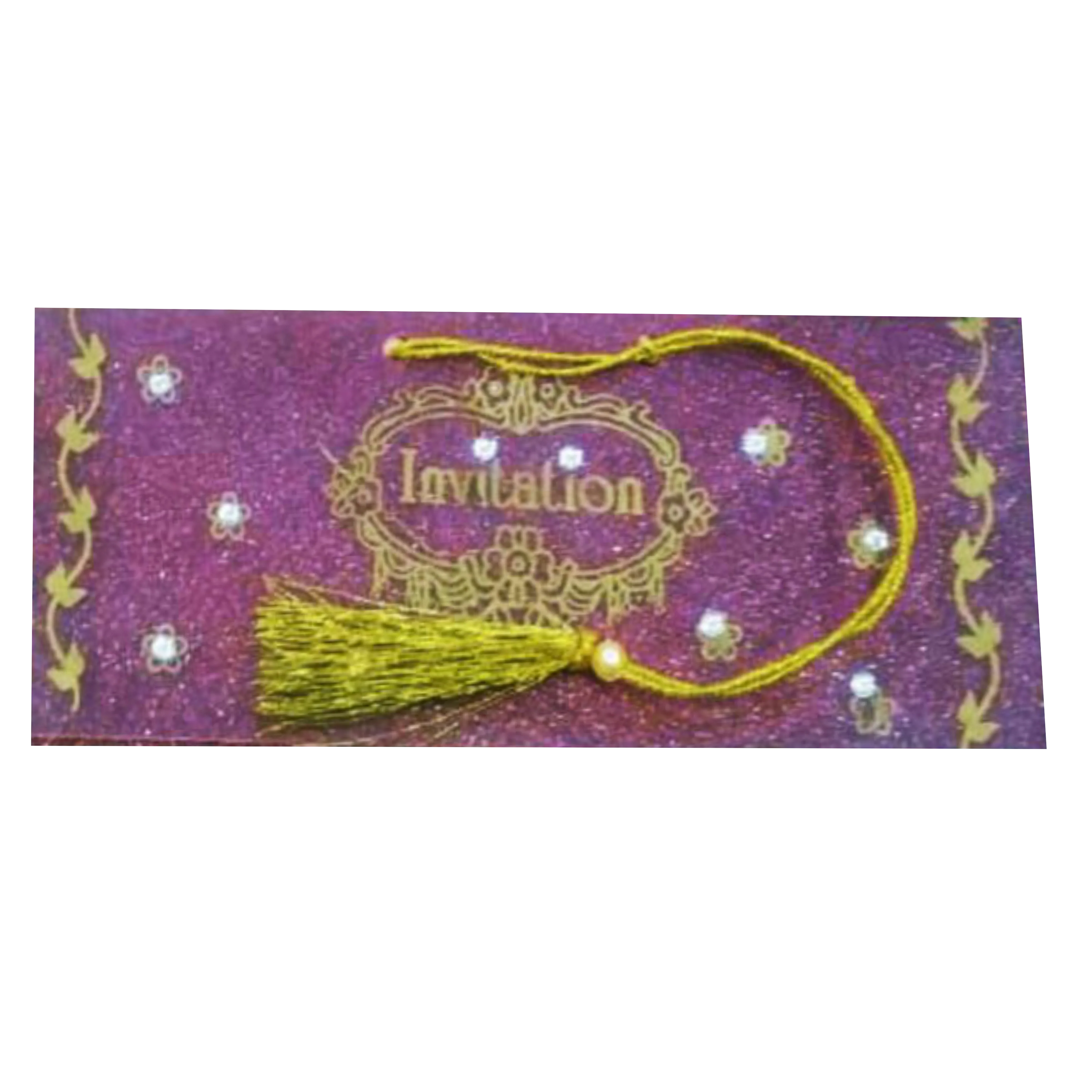 Purple Persnal Invitation Card-CXP120 - Image 3
