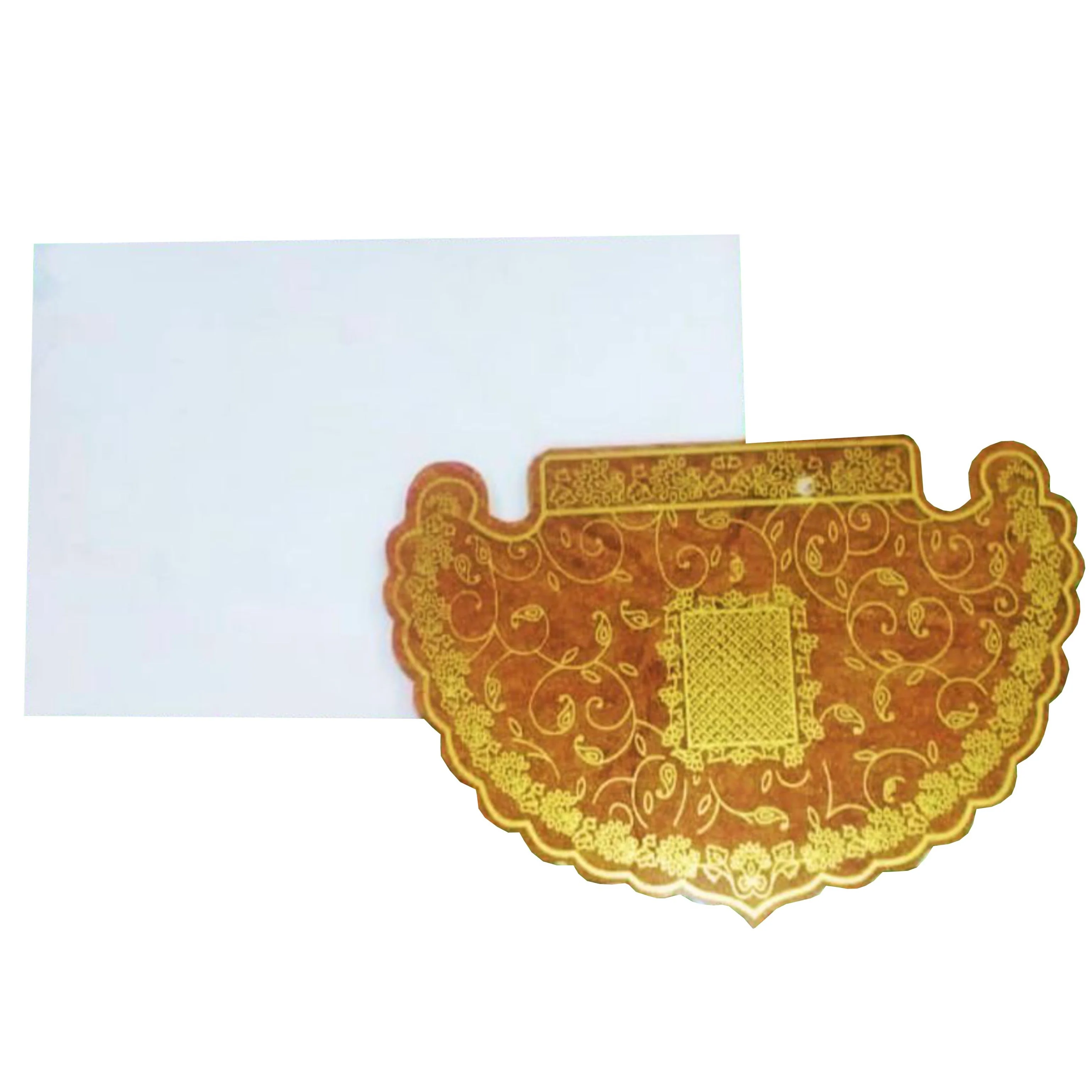 Red Fan Type Invitation Card-CXP125