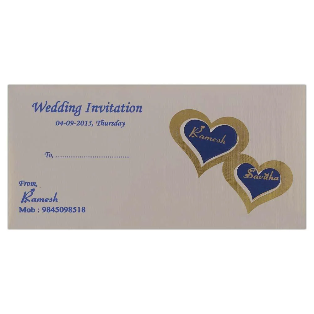 Invitation Card - Delightfully heart-warming Invitation card-KNK3861 - Image 3