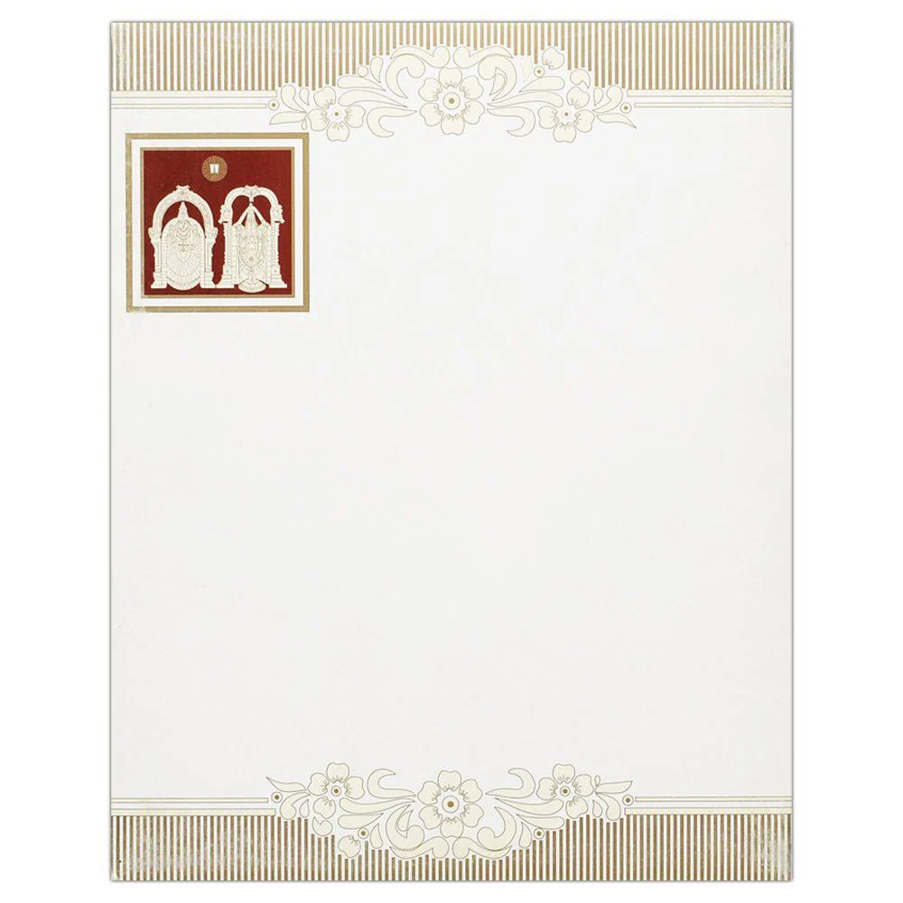Invitation Card - Designer Balaji Family Invitation Card-KNK2692 - Image 3