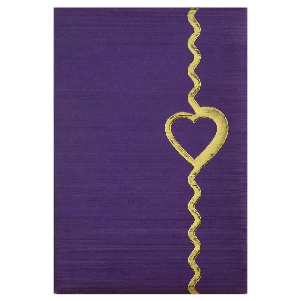 Invitation Card - Double Heart Shaped Wedding Invitation-KNK1365 - Image 3