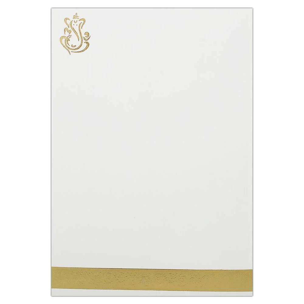 Invitation Card Elegant Maroon Ganesha Wedding Cards-KNK2389 - Image 3