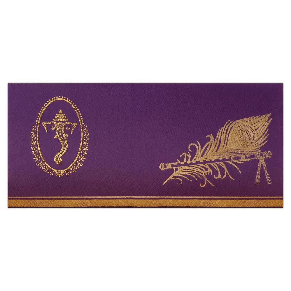 Violet Personal Invitation Card-KNK1562 - Image 2