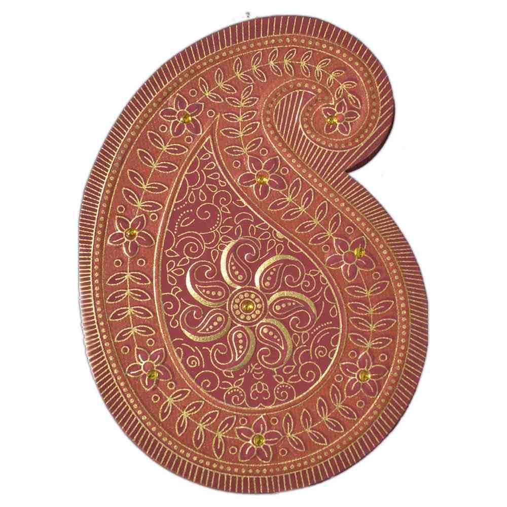 Invitation Card - Exotic and Unique Booti shaped invitation Card-KNK3645 - Image 2
