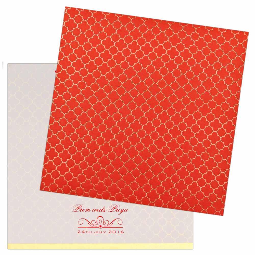 Red Invitation Card-KNK3700 - Image 2