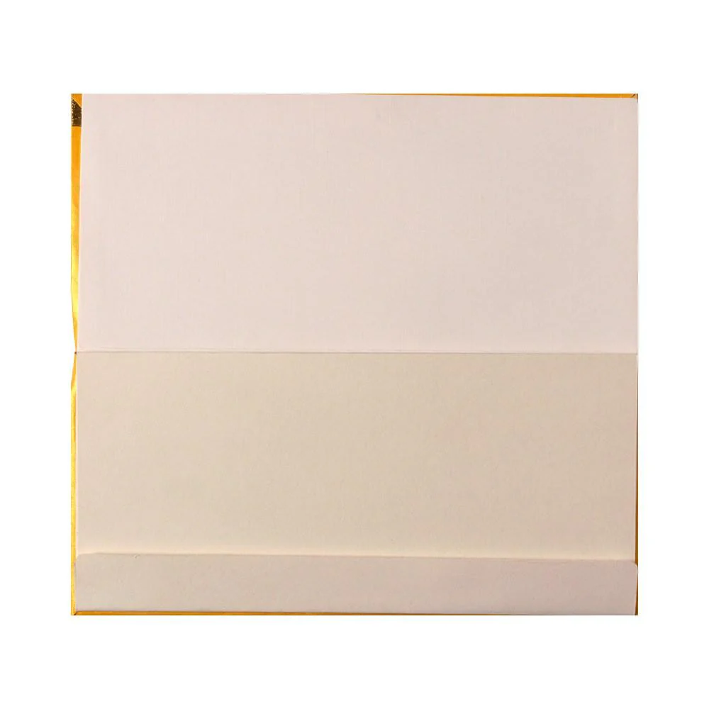Invitation Card - Golden Glitter Invitation Card-KNK2864 - Image 4