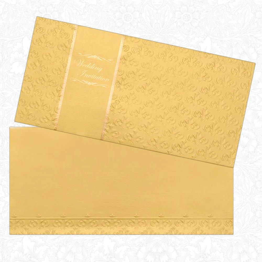 Invitation Card - Golden Wedding Cards-KNK4528