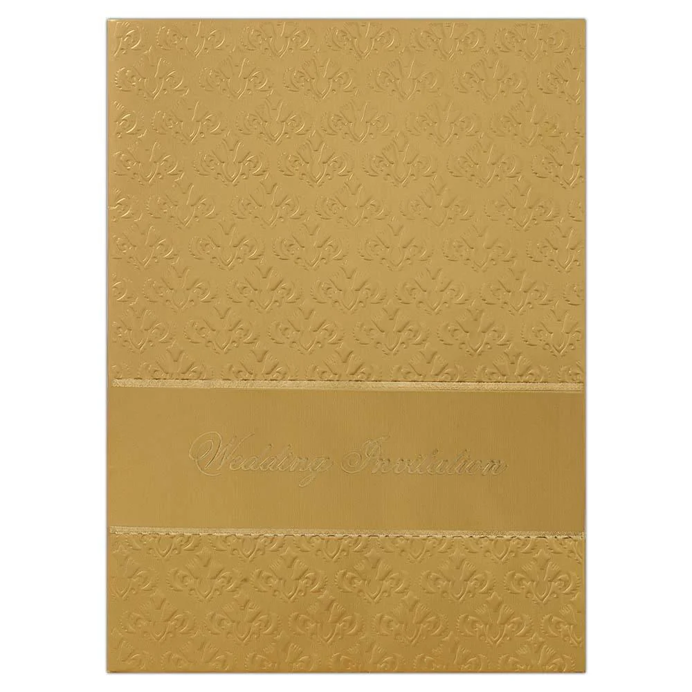 Invitation Card - Golden Wedding Invitation Cards-KNK1923 - Image 2