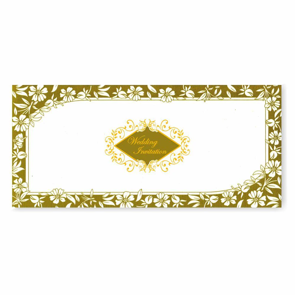 Green Golden Invitation Card-KNK2081 - Image 3