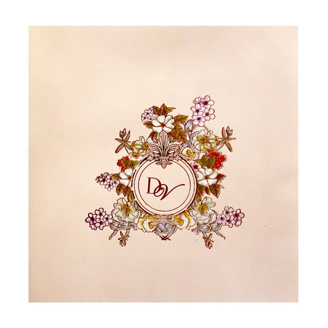 Pink Offset Simple Floral Invitation Card-KNBY5403 - Image 3