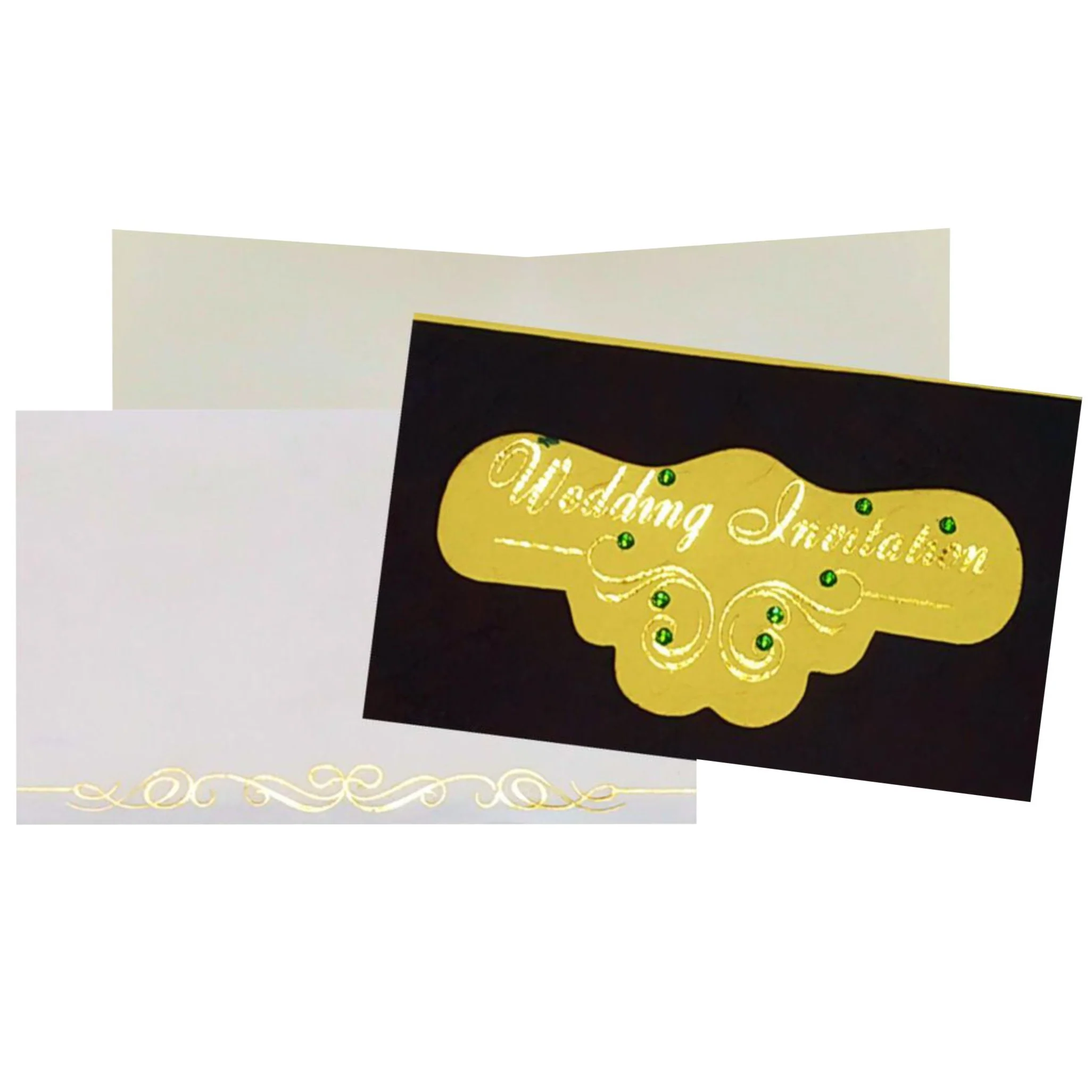 Brown Personal Invitation Card-Knk2520c