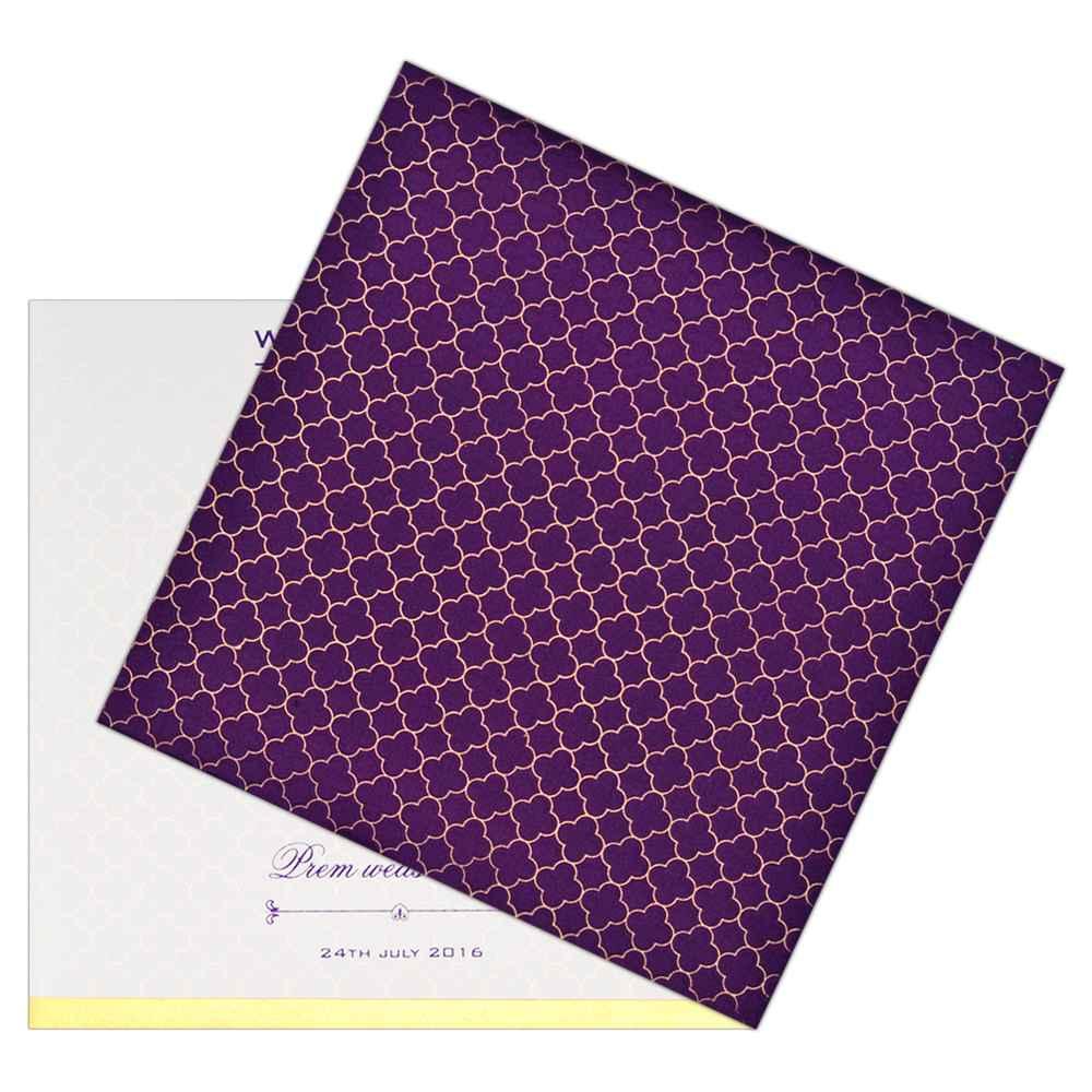 Violet Invitation Card-KNK2909 - Image 2