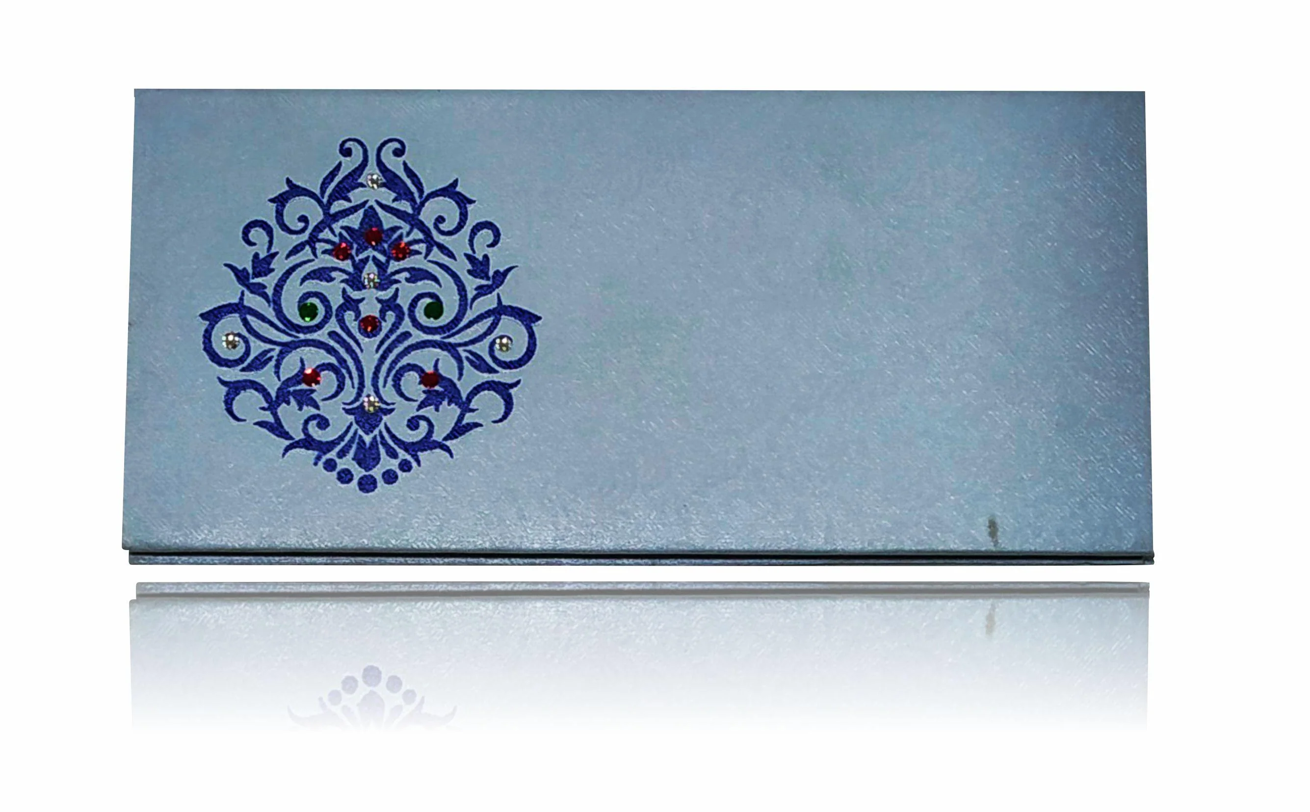 Blue Personal Invitation Card-KNK3842 - Image 2