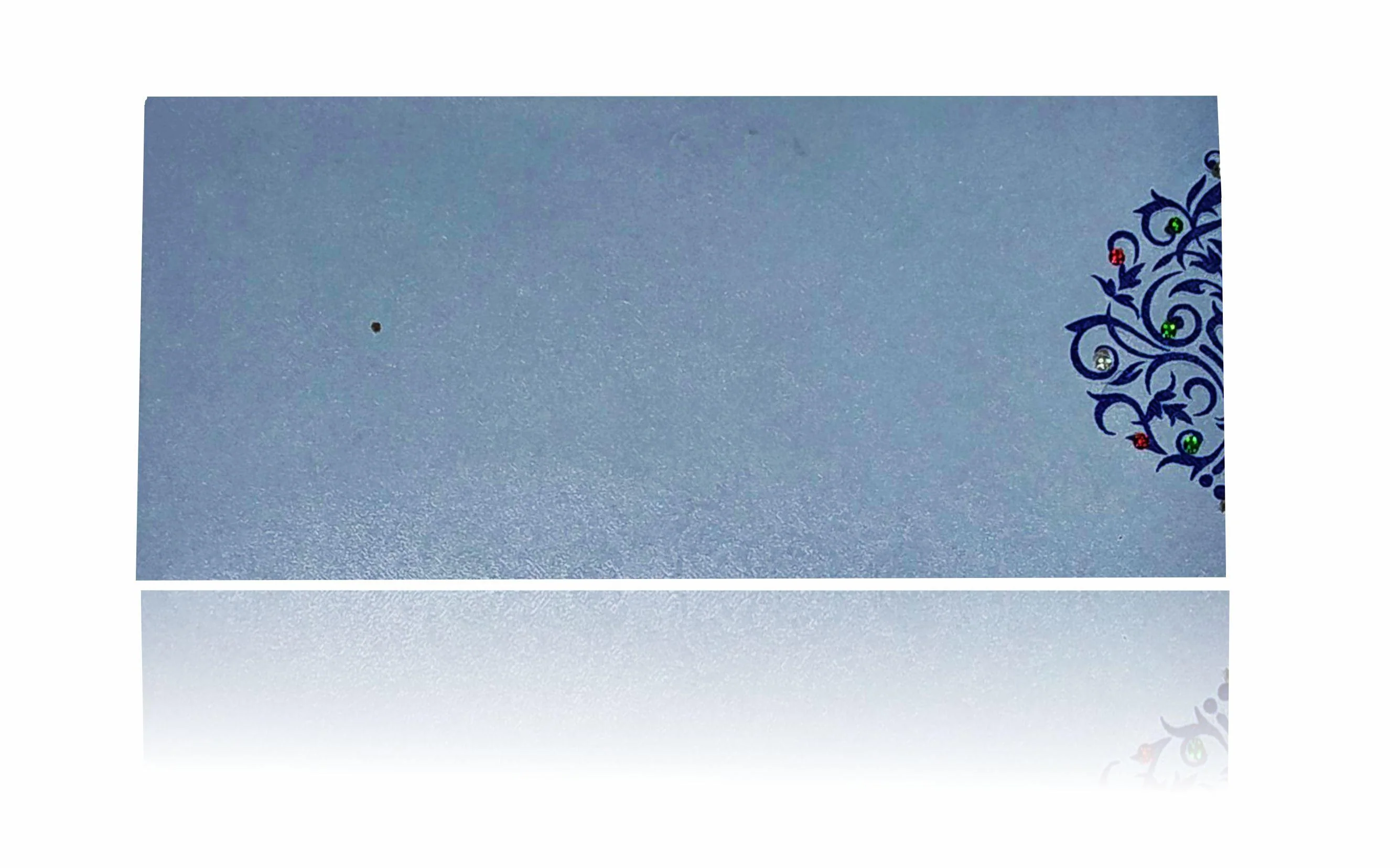 Blue Personal Invitation Card-KNK3842 - Image 3