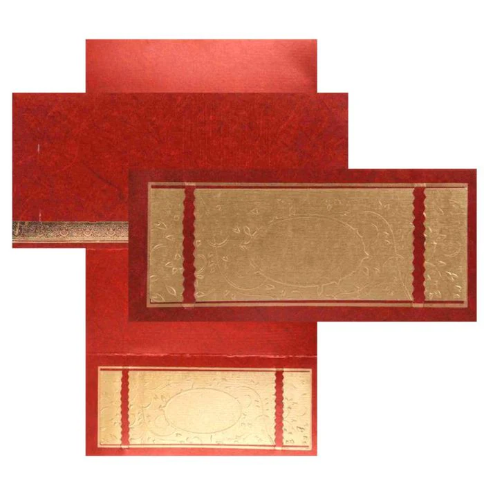 Red Invitation Card-KNK4173