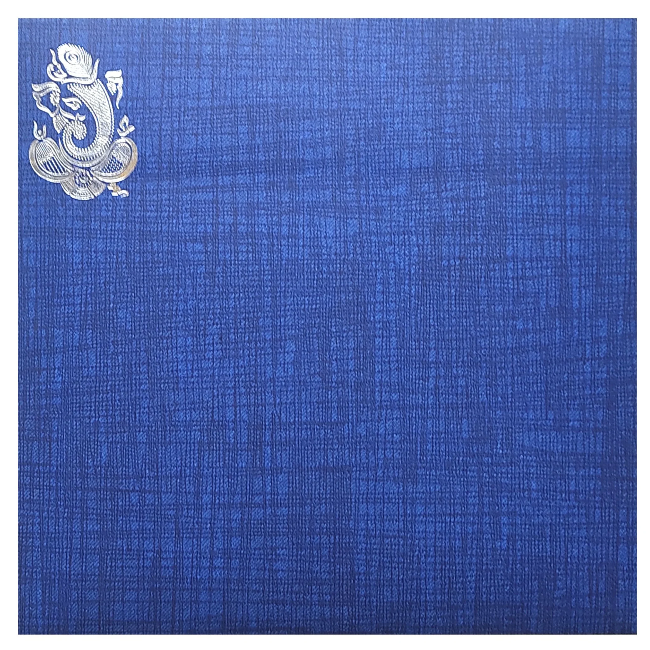 Blue Die Cut Invitation Card-KNK833BG - Image 4