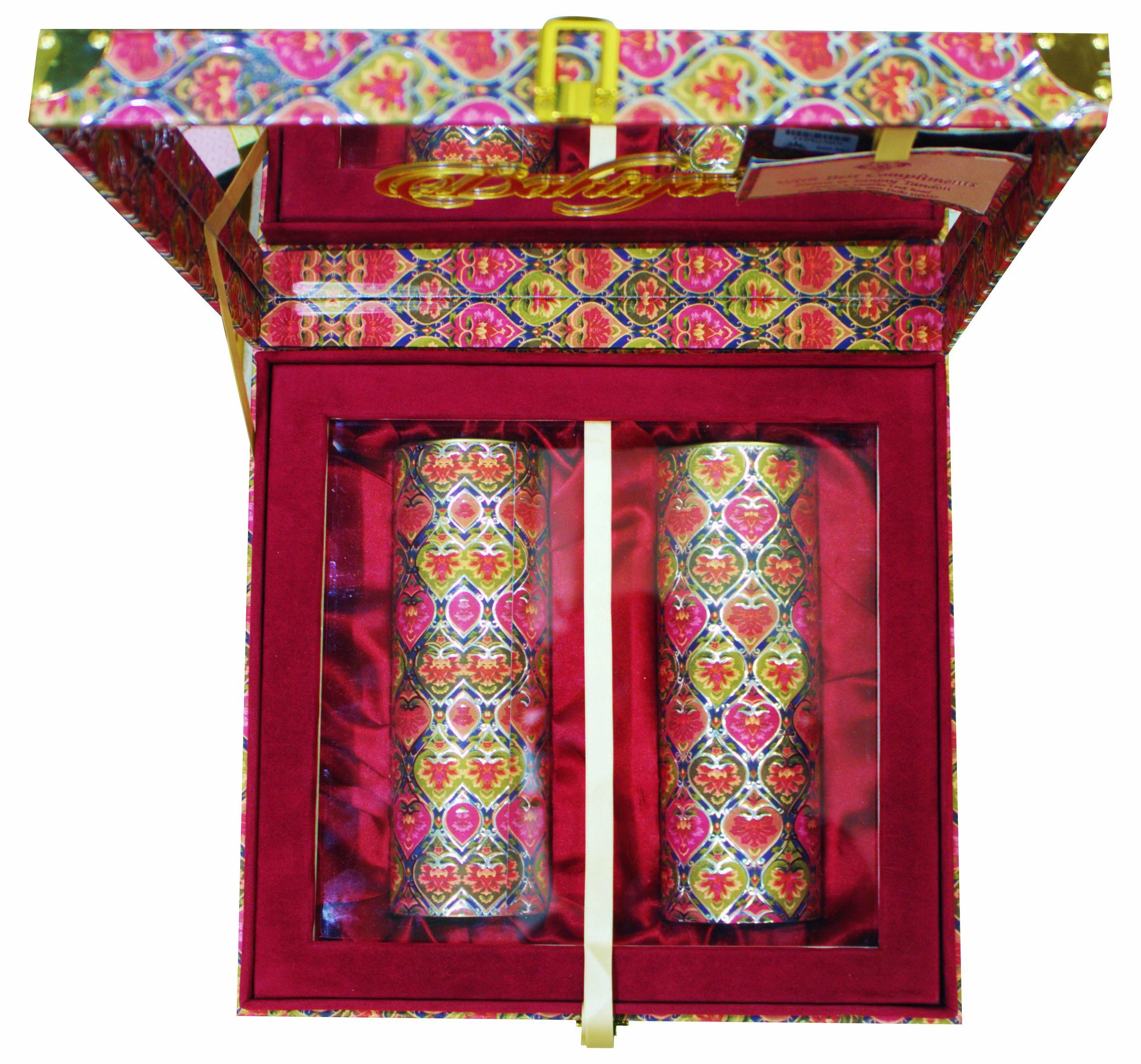 Maroon And Gold Themed Ultra Premium Invitation Card-KNKUP011 - Image 3