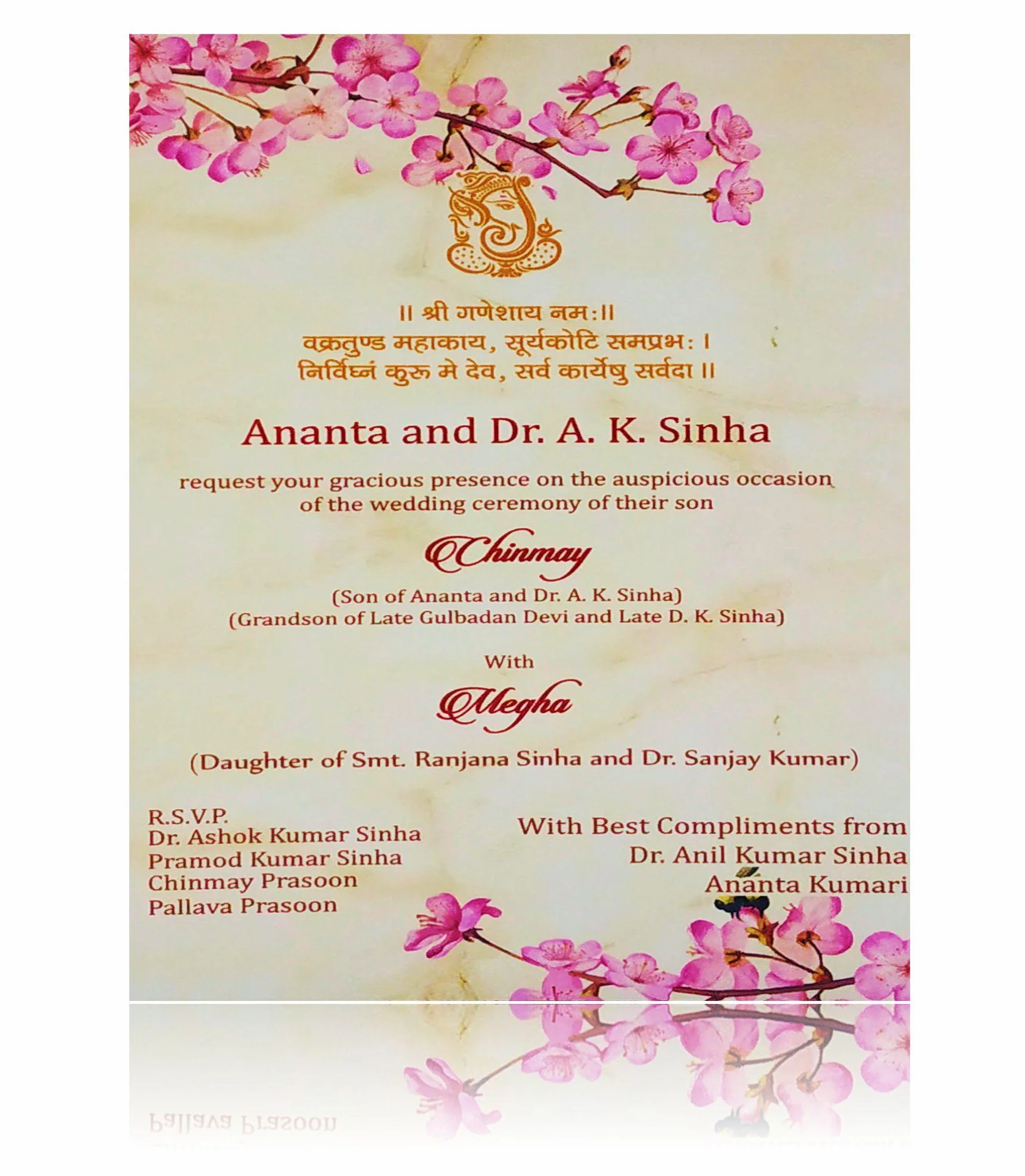 Pink And Brown Velvet Ultra Premium Box Invitation Card-KNKUP027 - Image 4