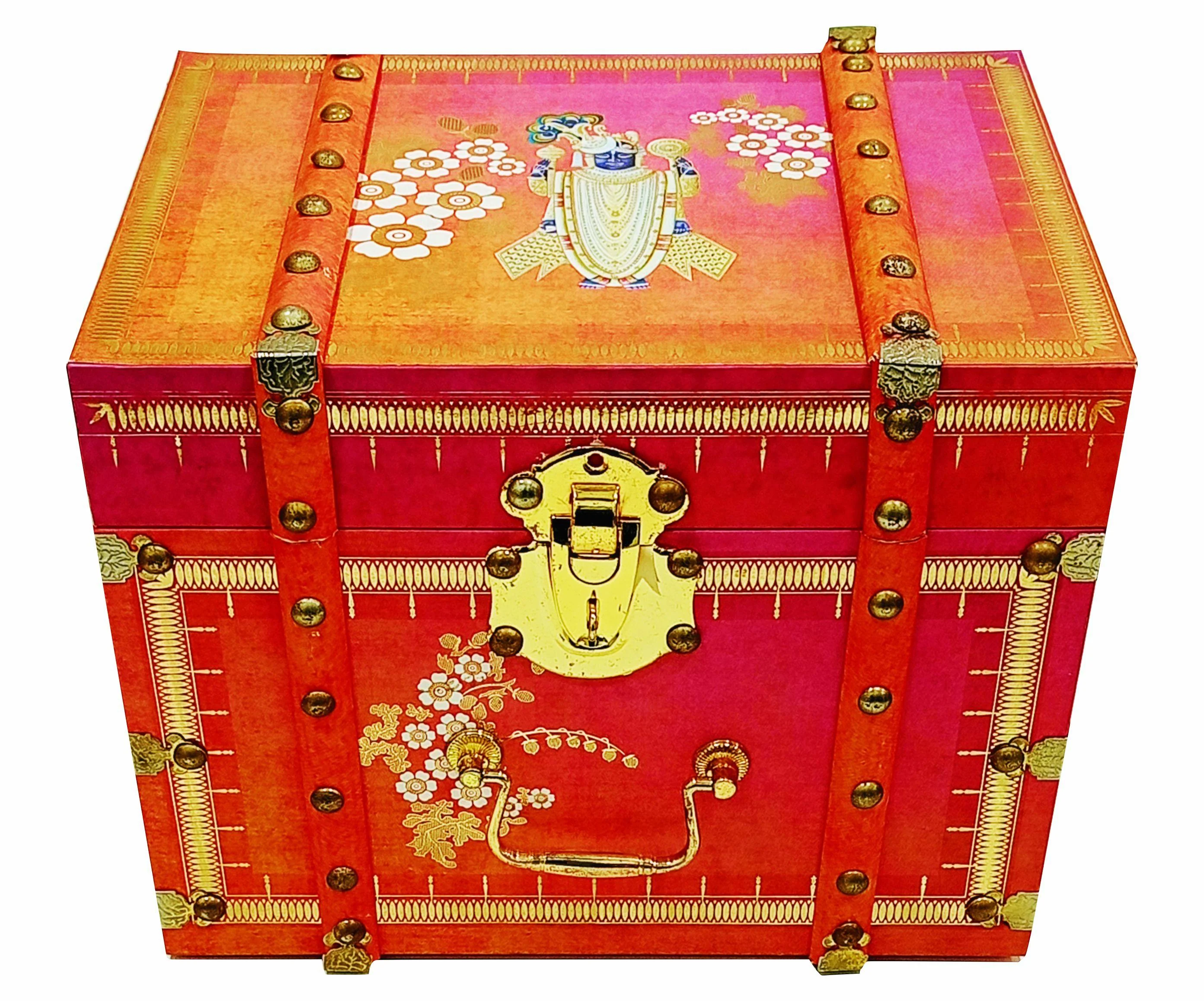Pink Ultra Luxury Invitation For Royal Indian Wedding-KNKUP029 - Image 3