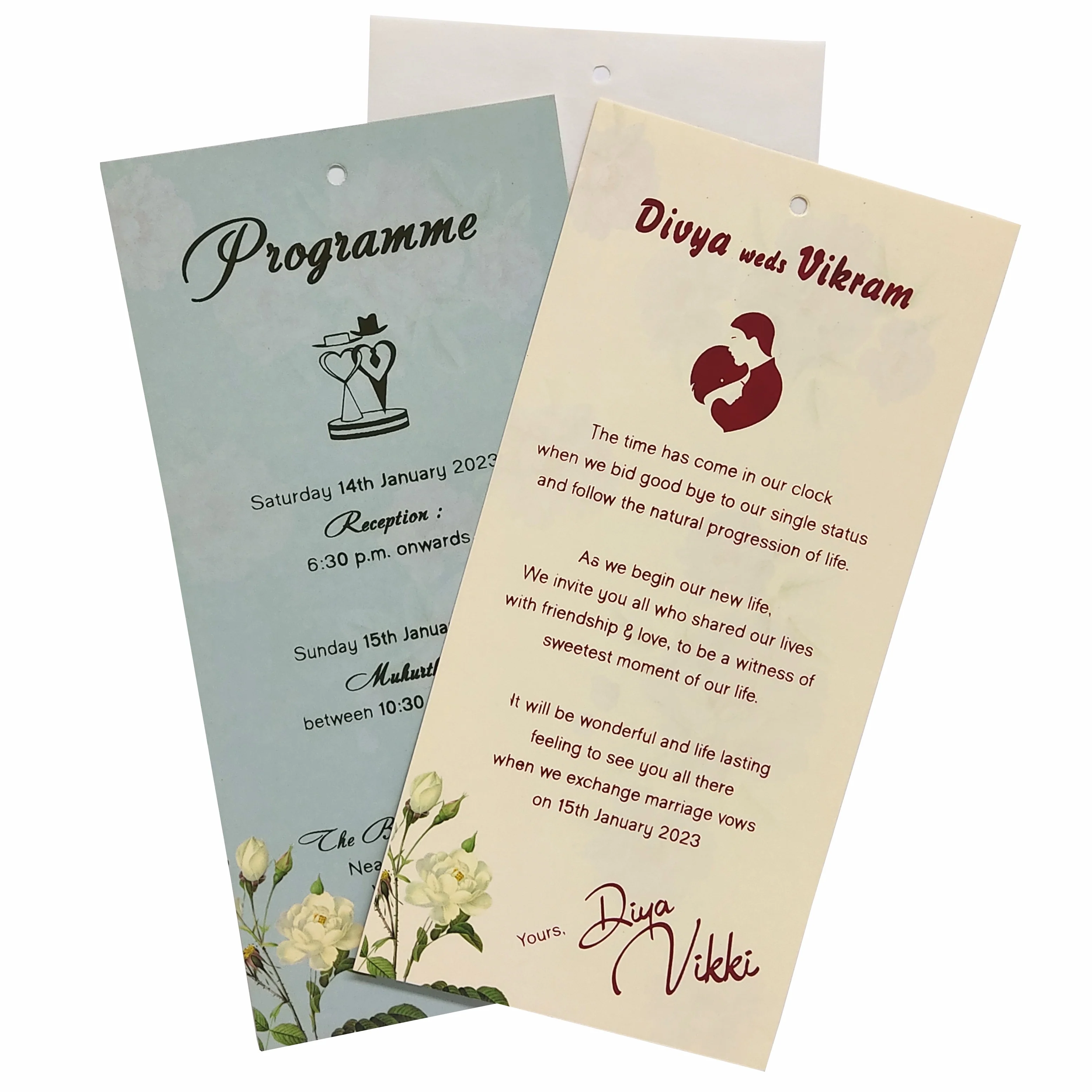 Green Laser Cut Invitation Card-Knp7006g - Image 5