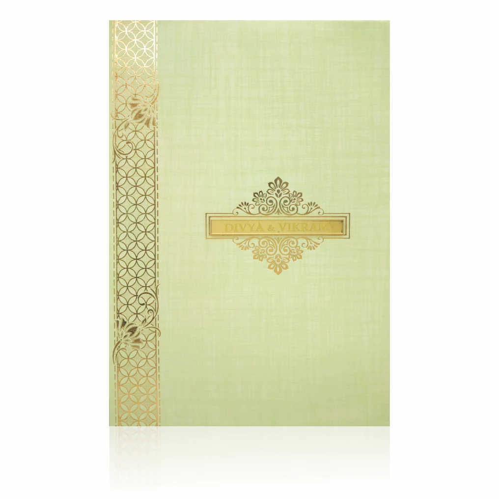 Light Green Bag Invitation Card-KNPR4506G - Image 3