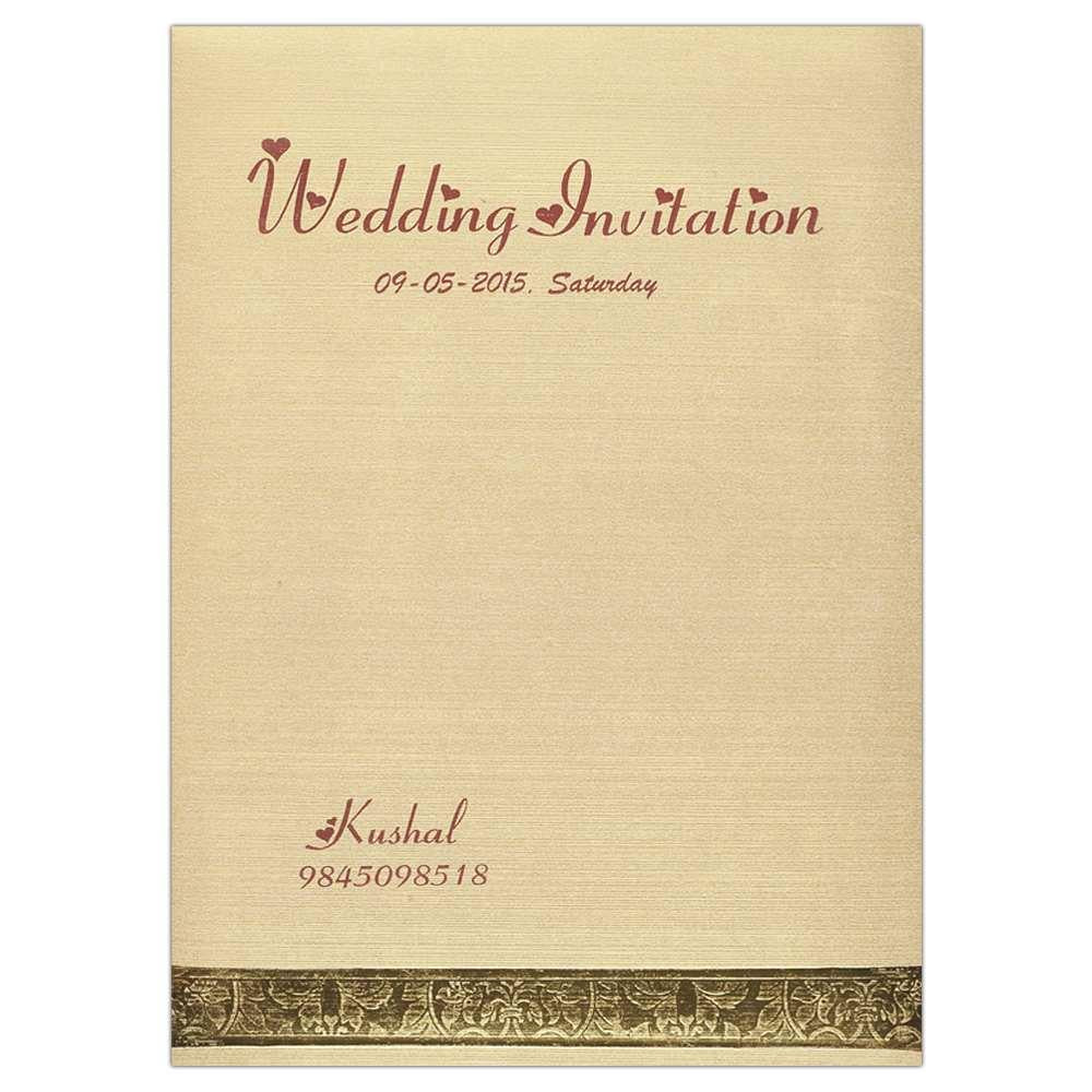 Invitation Card - Maroon Ganesha Card with Unmatched sophistication-KNK4882 - Image 3
