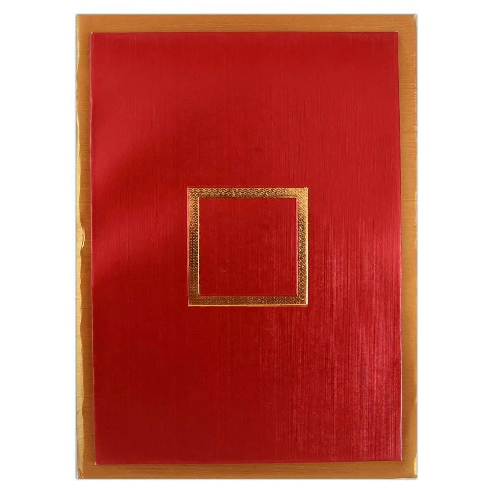 Invitation Card - Multi Occasion Red and Gold card - KNK3727 - Image 2