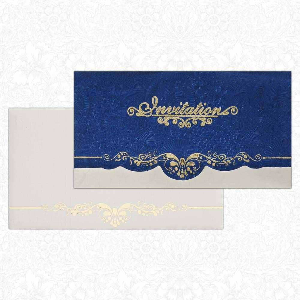 Invitation Card - Personal Blue Invitation Card-KNK4697