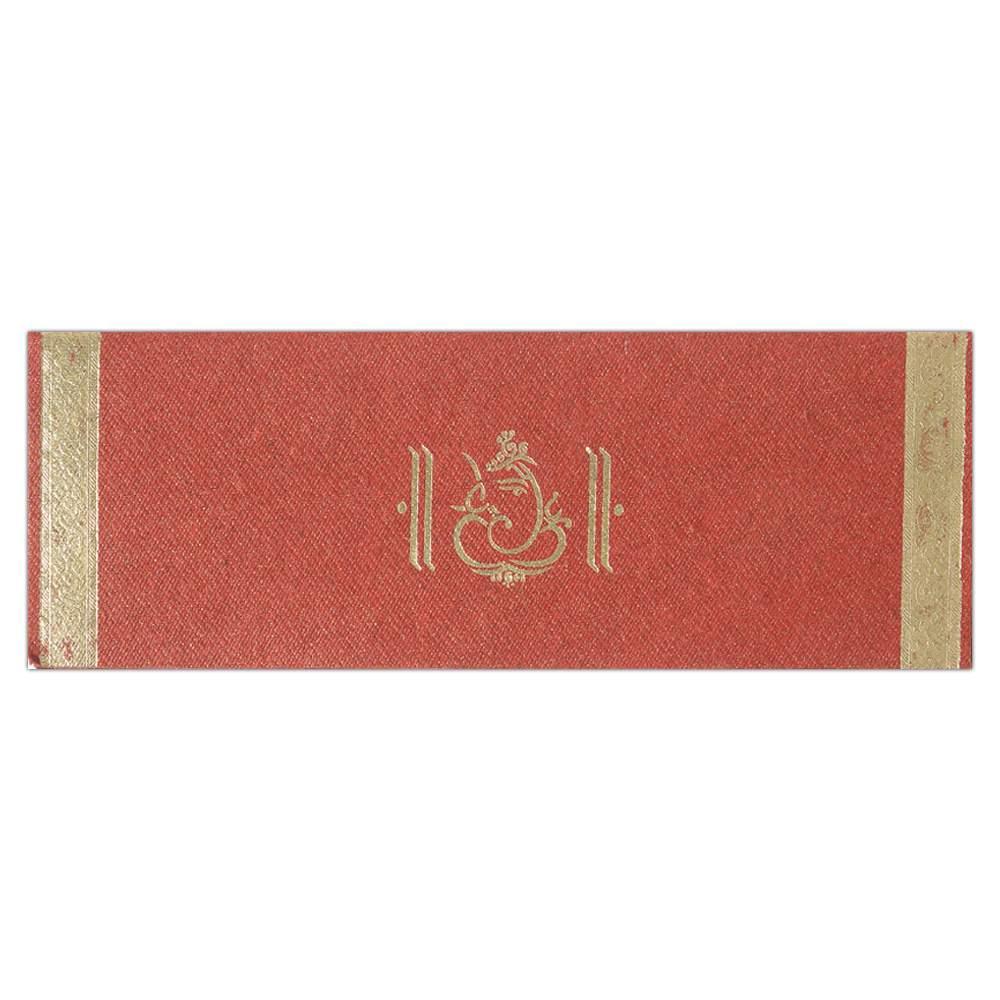 Invitation Card - Royal Red personal Invitation Card-KNK2182 - Image 2
