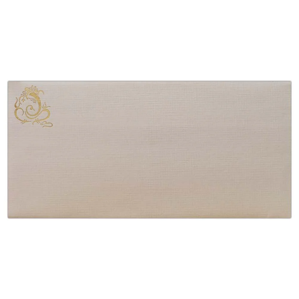 Invitation Card Royal Scented Peacock Feather Shaadi Card-KNK1951 - Image 3