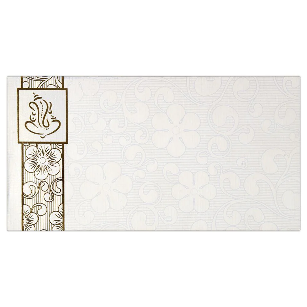Invitation Card - Sheer White Invitation Card-KNK1010 - Image 3