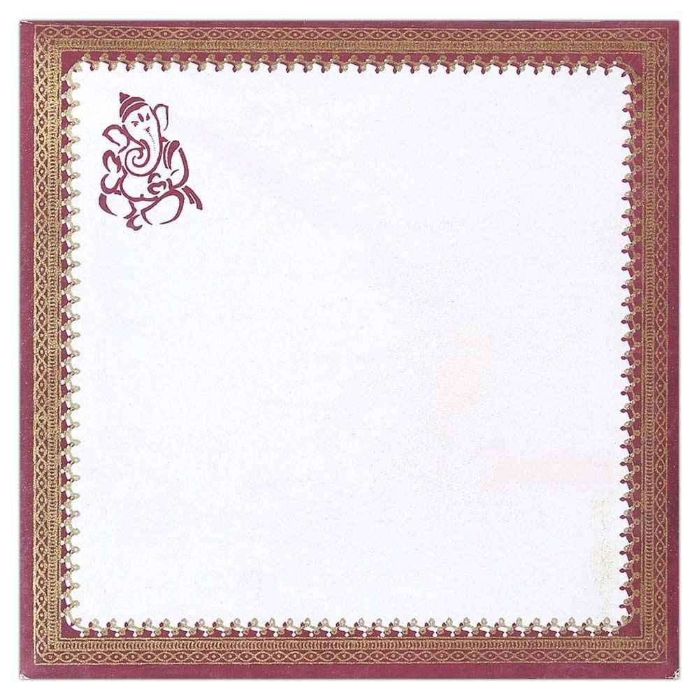 Invitation Card - Silk Designer Pink Wedding Card-KNK1453 - Image 3