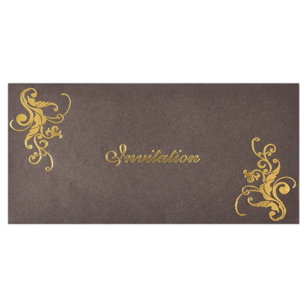 Brown Invitation Card-KNK2846 - Image 2