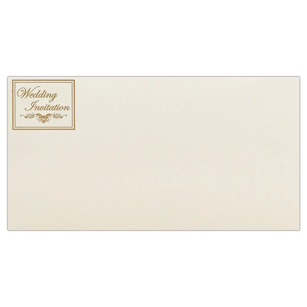 Invitation Card - Simple Yet Elegant Wedding Invitation Card-KNK2496 - Image 3