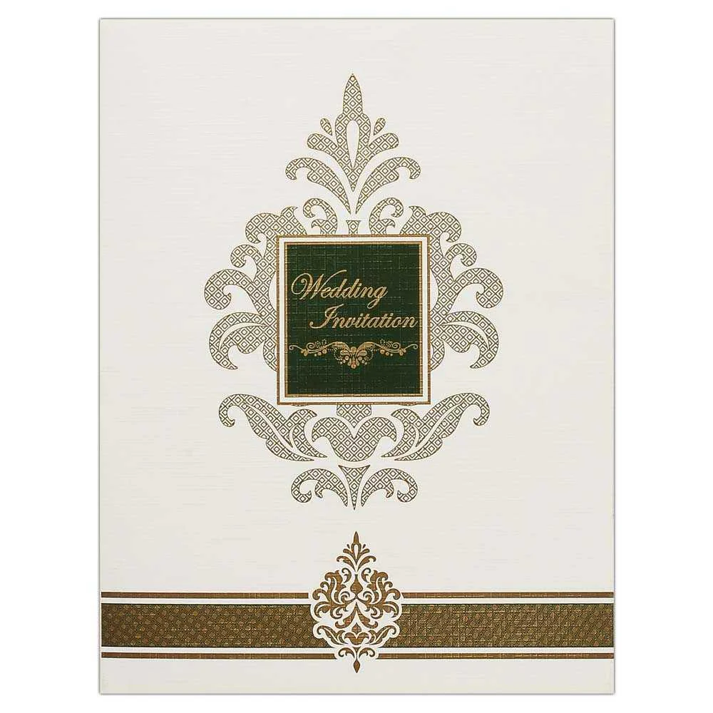 Invitation Card - Traditional Wedding Invitation Card-KNK4945 - Image 2