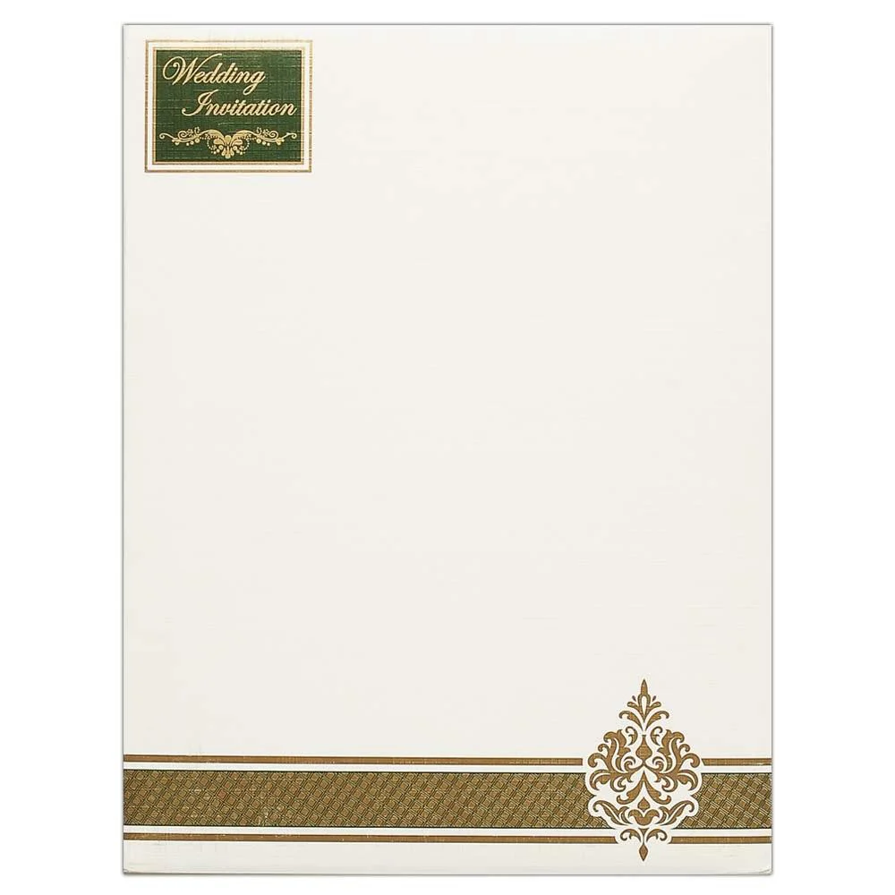 Invitation Card - Traditional Wedding Invitation Card-KNK4945 - Image 3