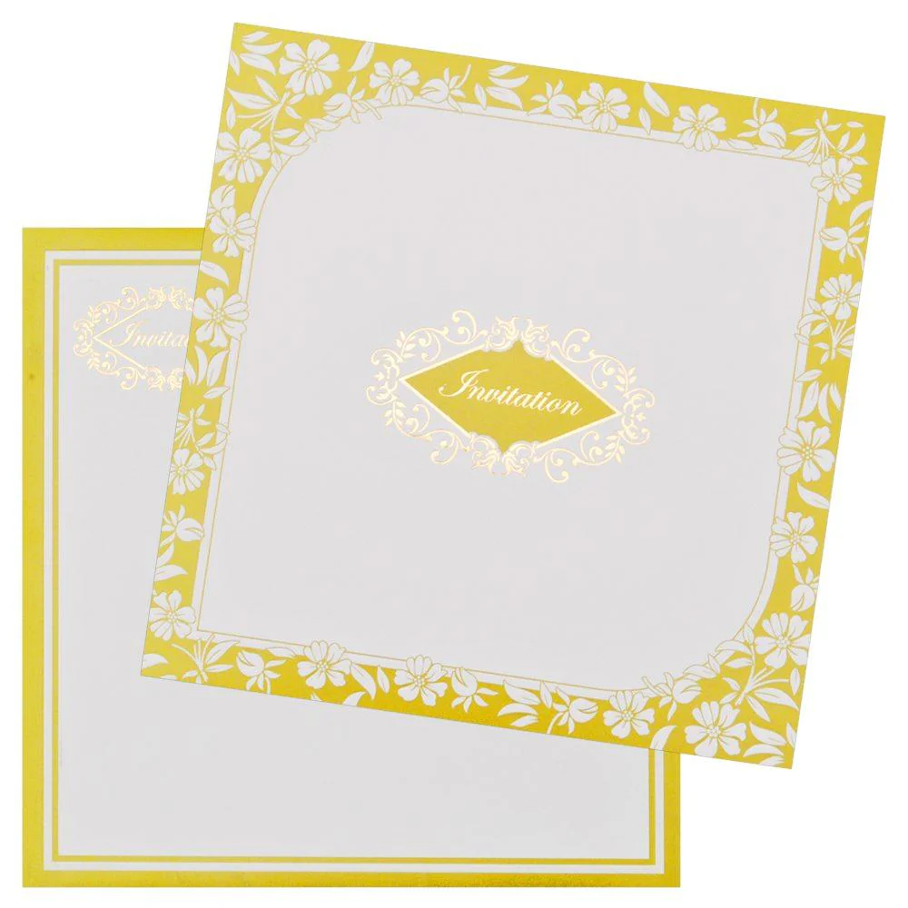 Invitation Card - White Multi-Faith Wedding Invitation-KNK2549 - Image 2