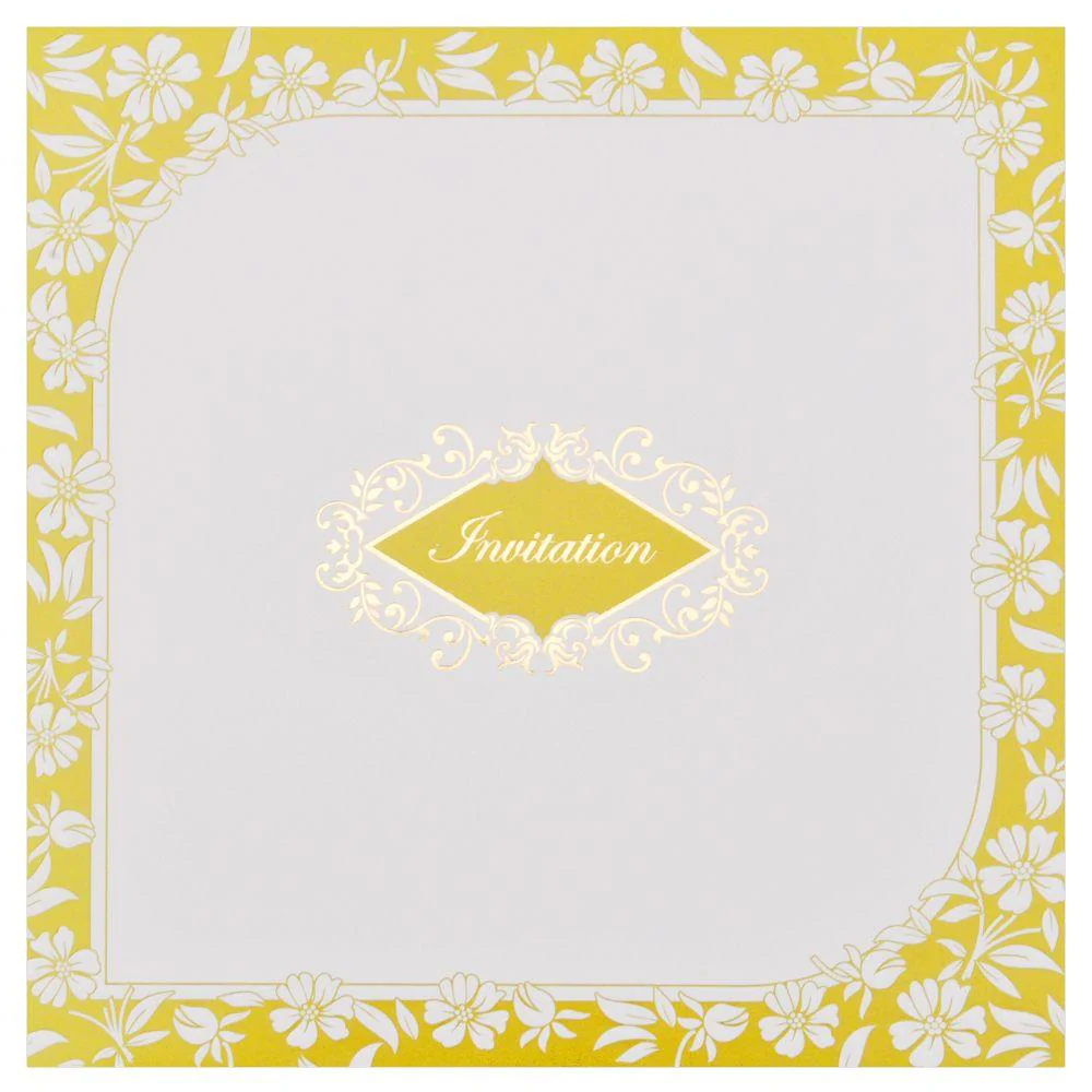 Invitation Card - White Multi-Faith Wedding Invitation-KNK2549 - Image 3
