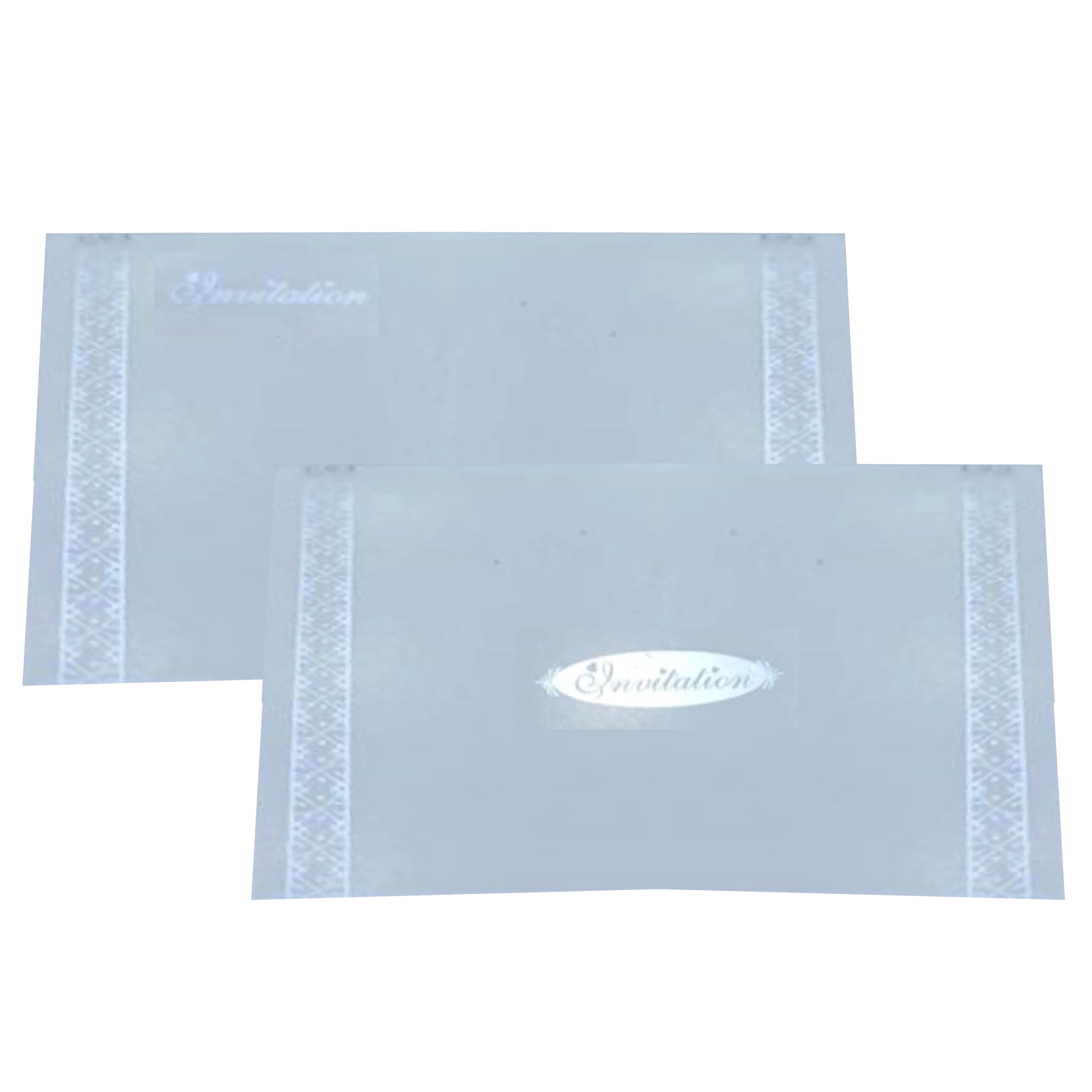 Grey Invitation Card-XP064 - Image 2