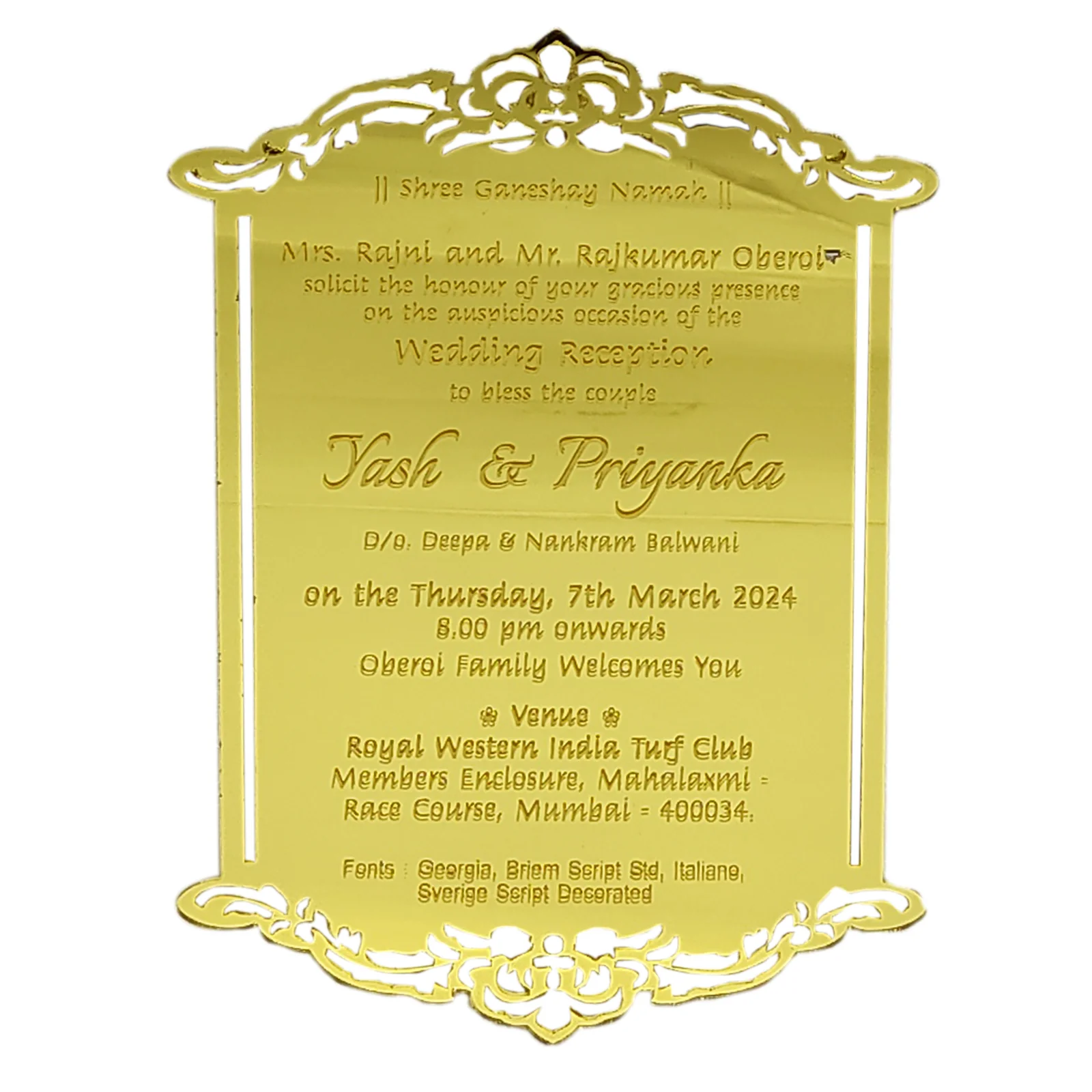 Invitation Card - KRCS6200 - Image 2