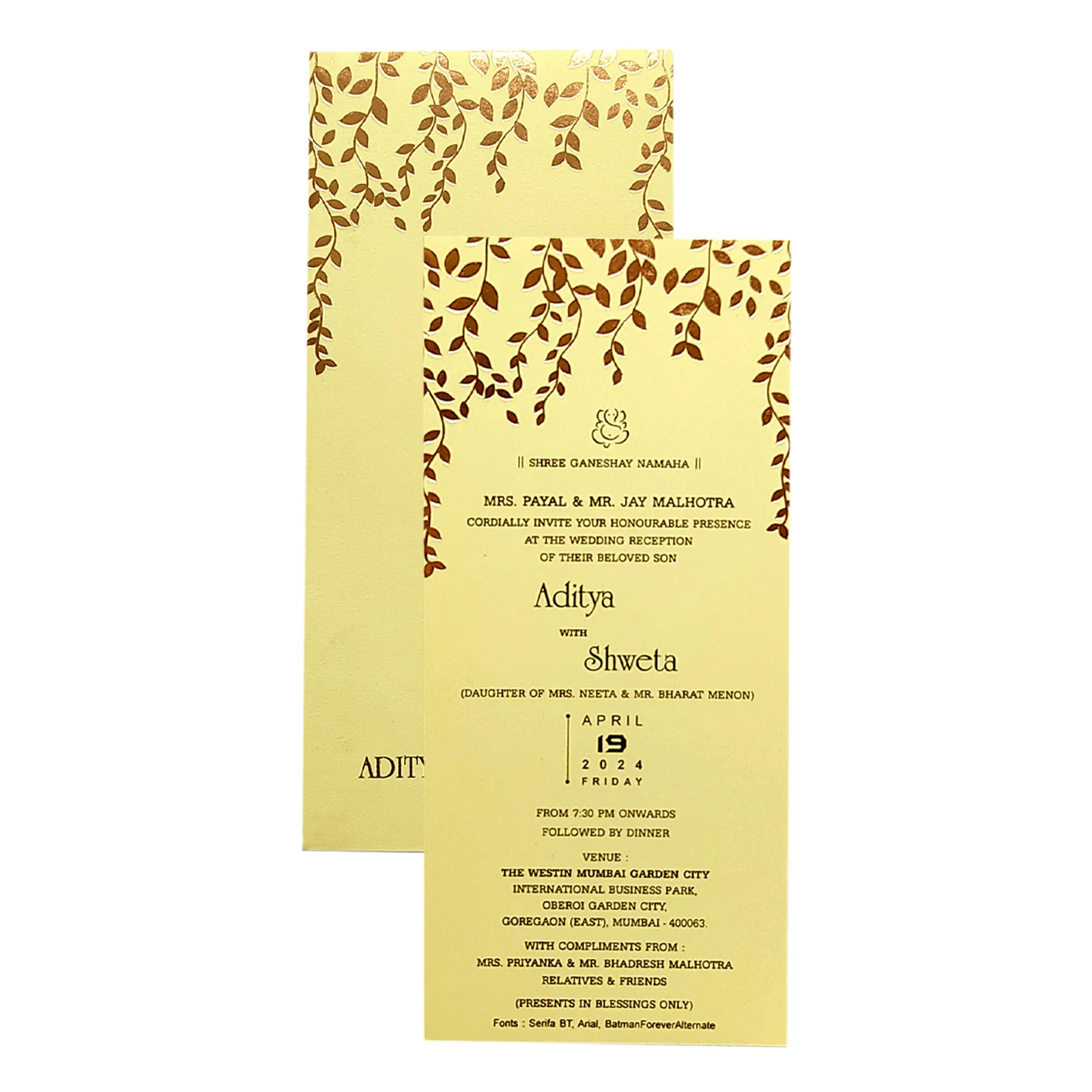 Invitation Card - KRCS6291