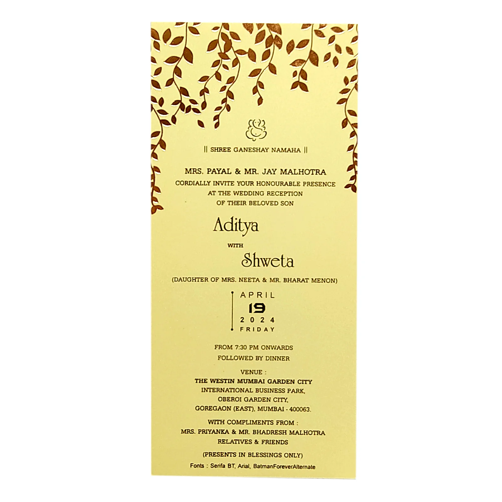 Invitation Card - KRCS6291 - Image 2