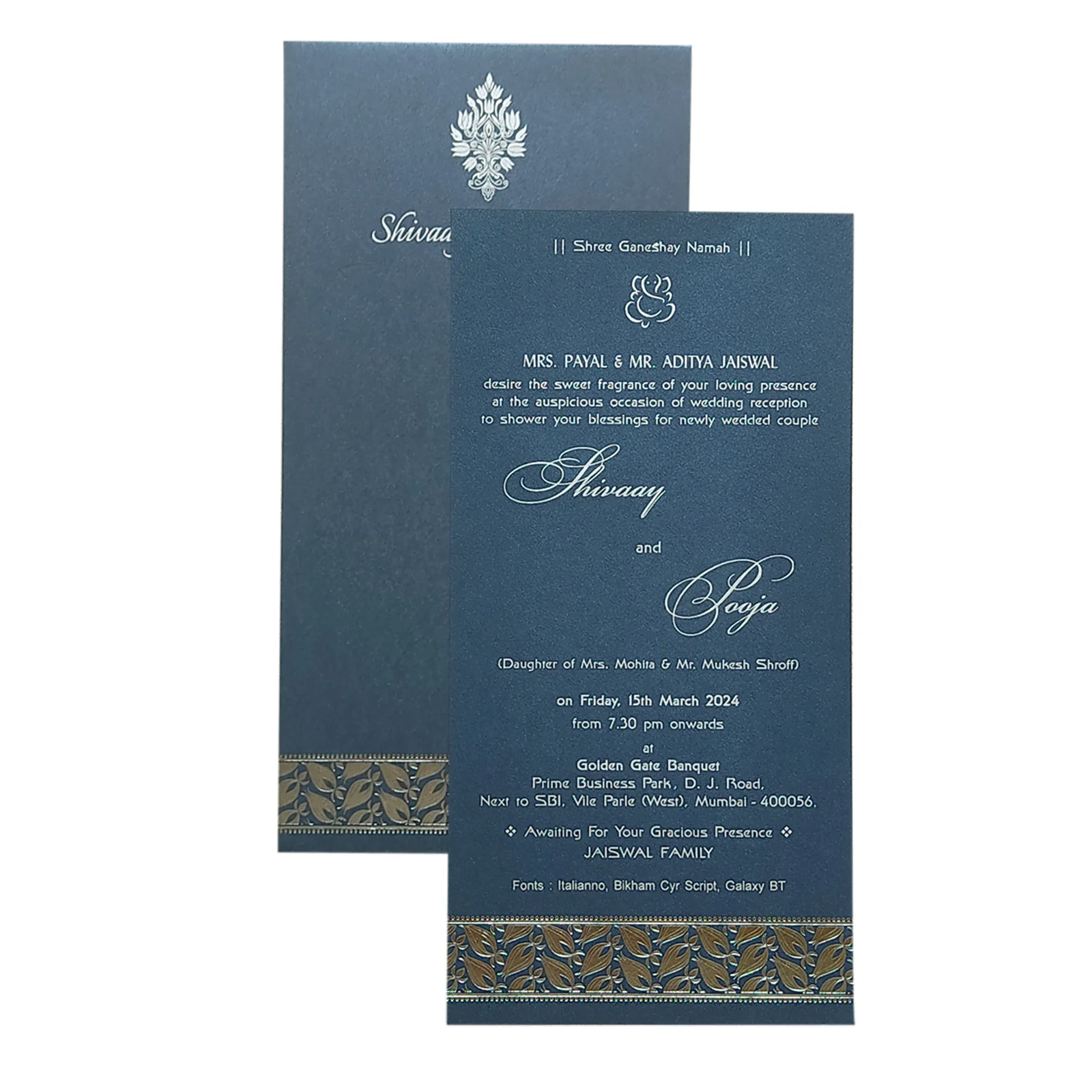 Invitation Card - KRCS6333