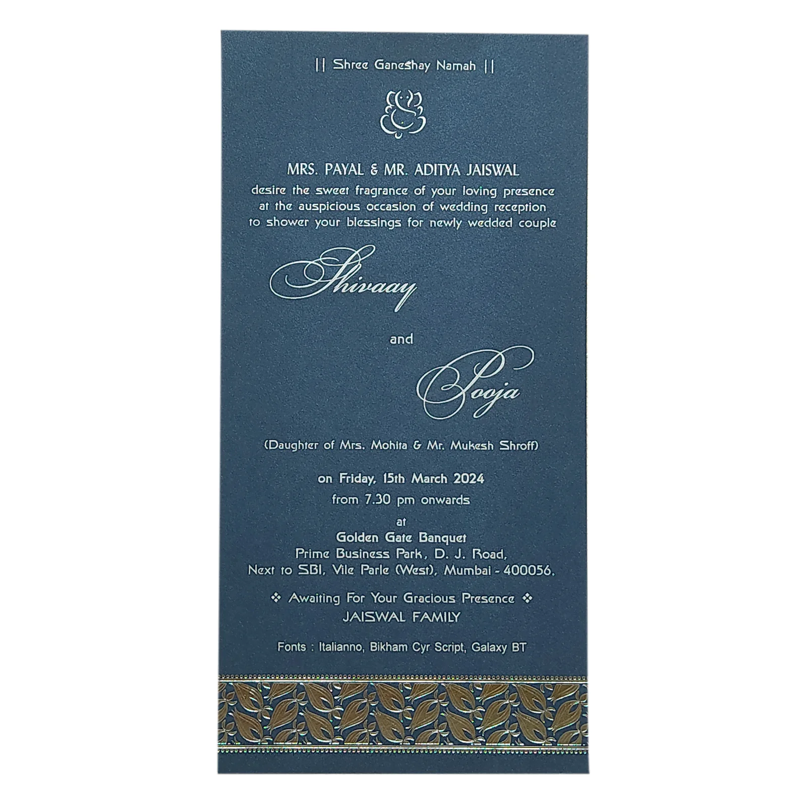 Invitation Card - KRCS6333 - Image 3