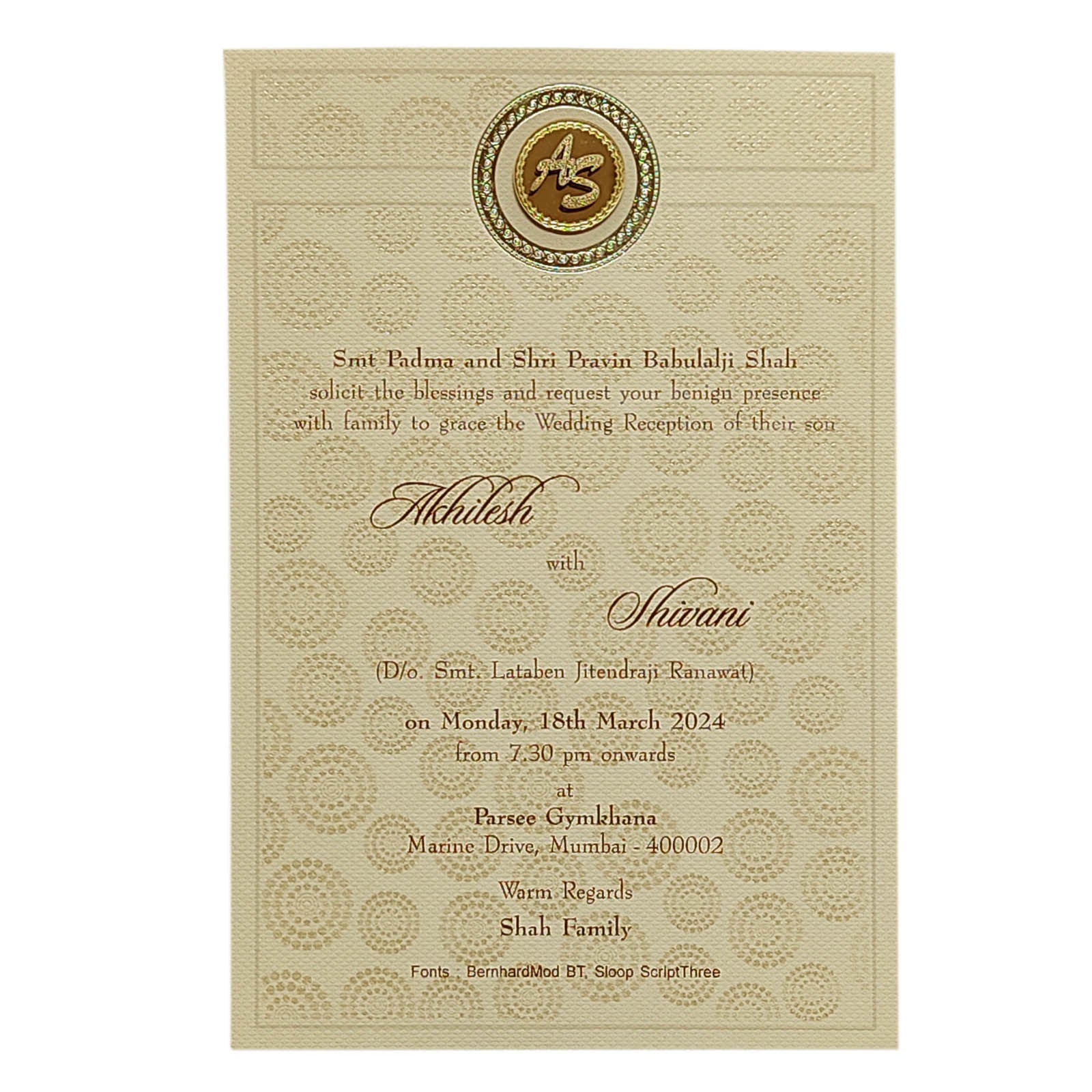 Invitation Card - KRCS6363 - Image 2